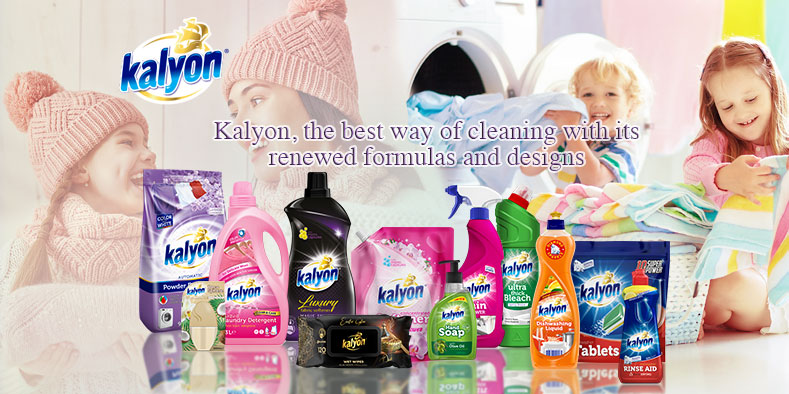 Kalyon, the best way of cleaning with its renewed formulas and designs