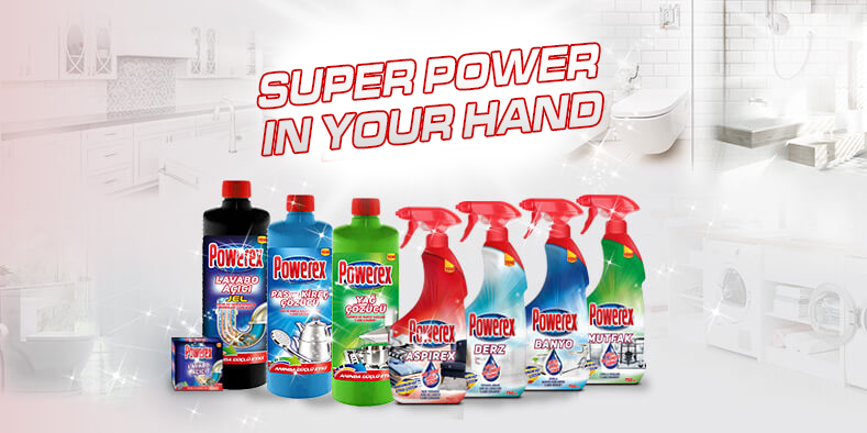 Against stubborn and challenging cleaning issues at your home, the new superpower, POWEREX is in your hands!