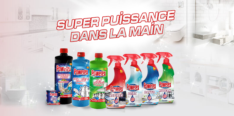 La nouvelle superpuissance est entre vos mains contre les problèmes têtus et difficiles de nettoyage dans votre maison, POWEREX!